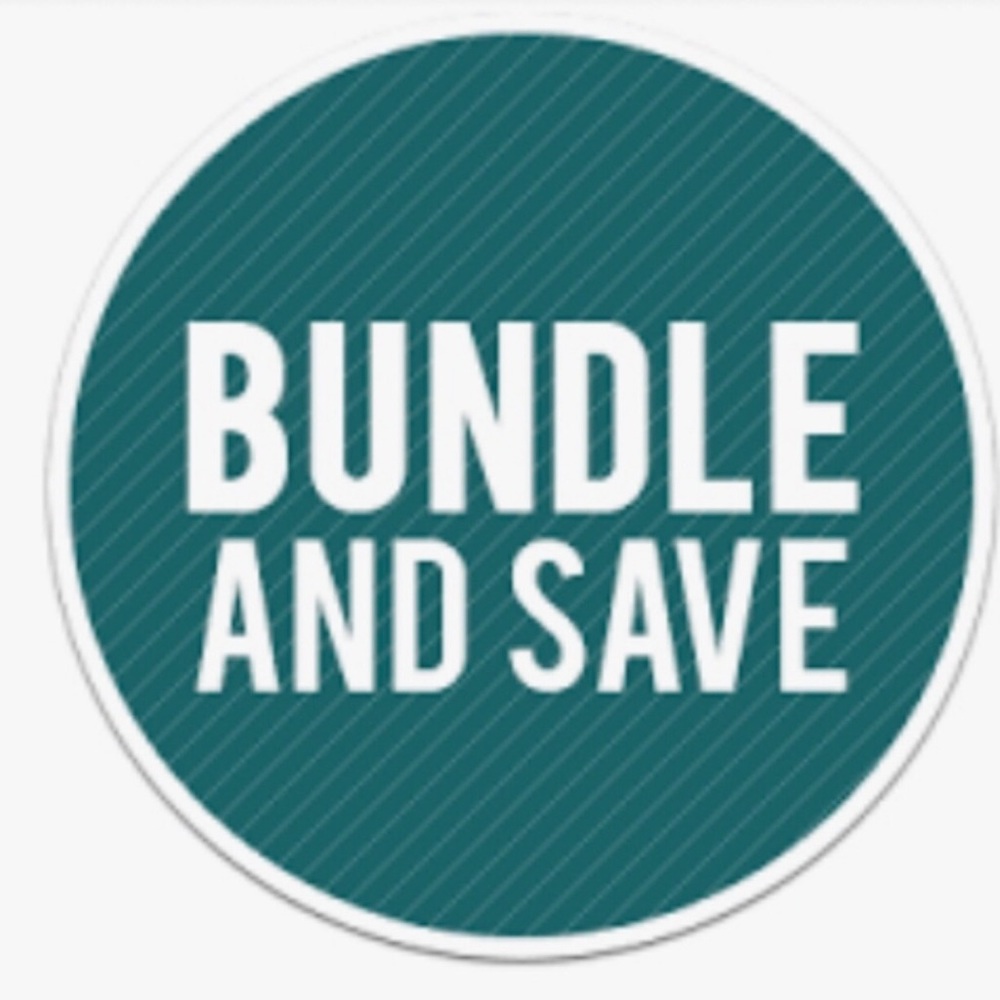 Bundle items you like and save 15% and a shipping discount